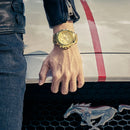 Relógio Masculino WWOOR Cronógrafo de Luxo com Pulseira de Aço Inoxidável