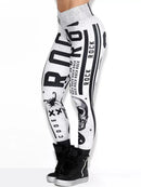 Calças Esportivas Femininas Estampa Crânio | Leggings Halloween