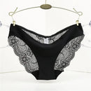 Calcinha Feminina Invisível Sem Costura | Renda Floral | Elastano