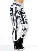 Calças Esportivas Femininas Estampa Crânio | Leggings Halloween