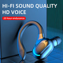 Fone de Ouvido Bluetooth 5.2 com Microfone – À Prova d'Água, HiFi Estéreo
